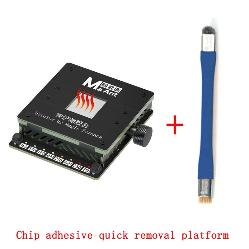 Mobile Phone Repair NAND CPU Heating Rework Platform IC Chip Desoldering Station Preheater Glue Removing Tools With Cleaning Bru
Mobile Phone Repair NAND CPU Heating Rework Platform IC Chip Desoldering Station Preheater Glue Removing Tools With Cleaning Bru
