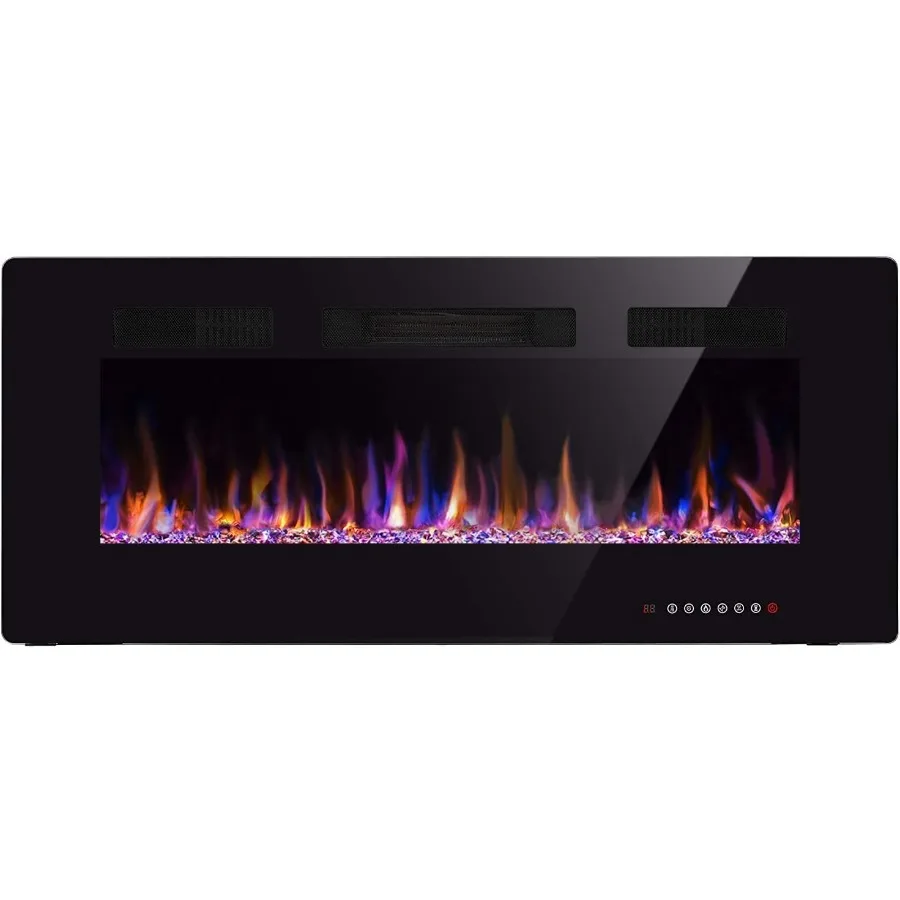 42 InWall Встраиваемый и настенный электрический камин с нагревателем мощностью 1500 Вт Функция таймера с линейным пламенем Многоцветный светодиодный фламин
42 InWall Встраиваемый и настенный электрический камин с нагревателем мощностью 1500 Вт Функция таймера с линейным пламенем Многоцветный светодиодный фламин