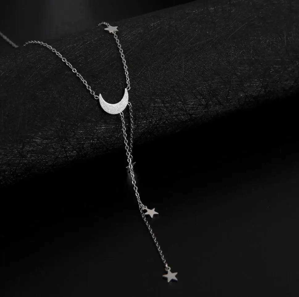 1PC Fashion Women's Personality Simple Necklace Star Moon Irregular Delicate Temperament Collar Chain F1420
1PC Fashion Women's Personality Simple Necklace Star Moon Irregular Delicate Temperament Collar Chain F1420