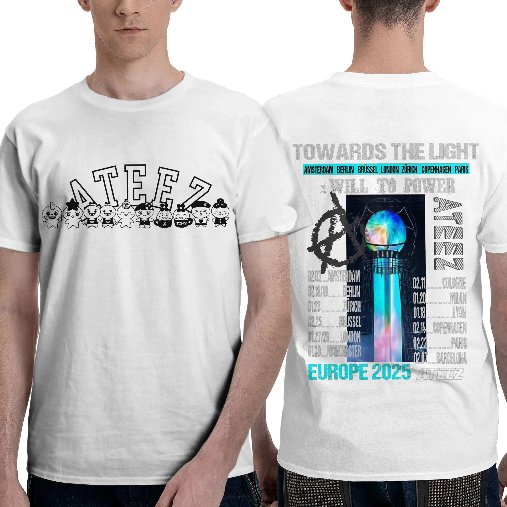Футболка Ateez Tour 2025 K-POP, хипстерские футболки с короткими рукавами, винтажная футболка, летняя одежда из чистого хлопка с круглым вырезом 4XL, 5XL, 6XL
Футболка Ateez Tour 2025 K-POP, хипстерские футболки с короткими рукавами, винтажная футболка, летняя одежда из чистого хлопка с круглым вырезом 4XL, 5XL, 6XL