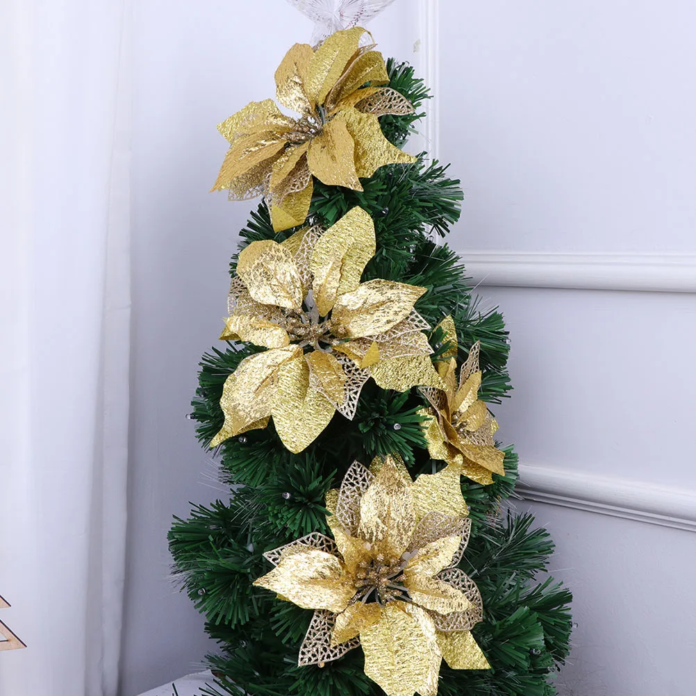 5 Pcs Simulated Christmas Flowers Artifical Red Decorations Hollow Out Artificial for Outdoors Fabric Fake Simulation
5 Pcs Simulated Christmas Flowers Artifical Red Decorations Hollow Out Artificial for Outdoors Fabric Fake Simulation