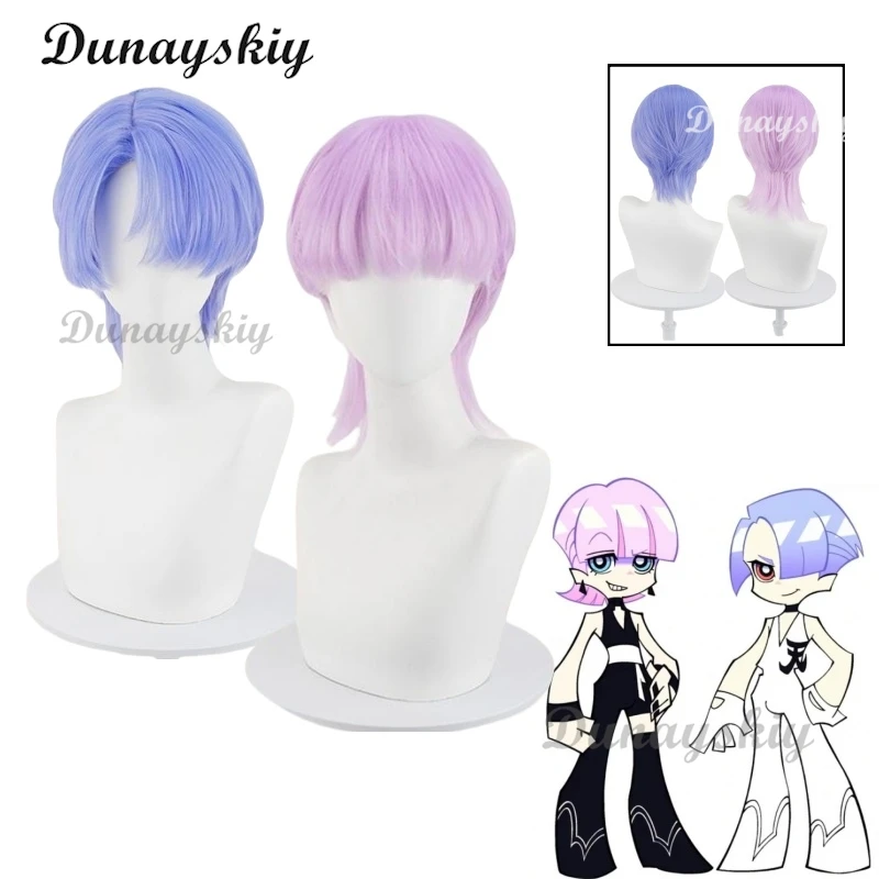 Anime Panty & Stocking Purple Blue Wig With Garterbelt Cosplay Wig New Angel Polyester Polyurethane Brother Halloween Carnival
Anime Panty & Stocking Purple Blue Wig With Garterbelt Cosplay Wig New Angel Polyester Polyurethane Brother Halloween Carnival