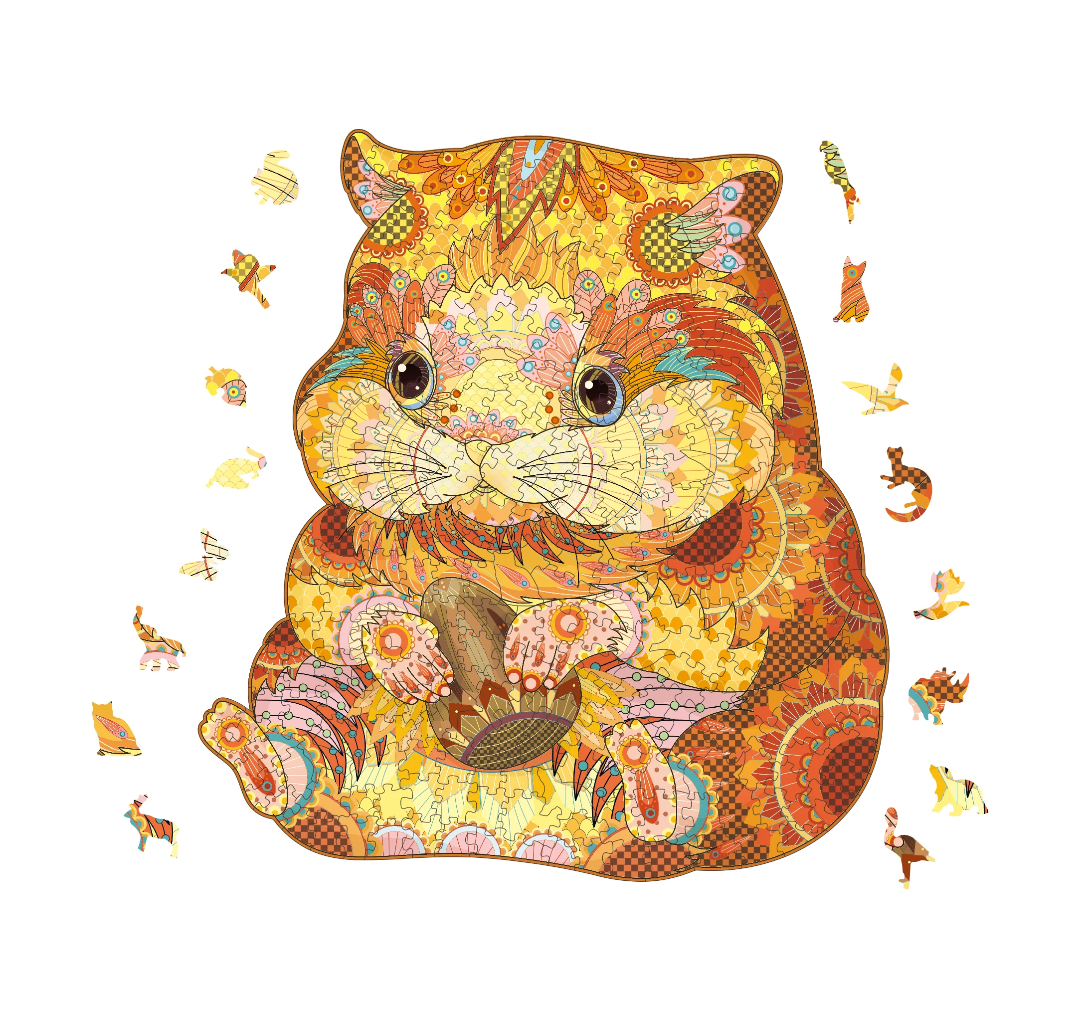 Cute Hamster Wood Jigsaw Puzzle Animal Funny Wooden Puzzles Adults High End Montessori Educational Toys Children Board Game Gift
Cute Hamster Wood Jigsaw Puzzle Animal Funny Wooden Puzzles Adults High End Montessori Educational Toys Children Board Game Gift