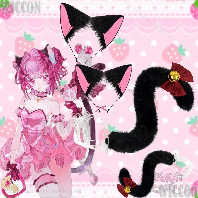 Tokyo Mew Mew Cosplay Momomiya Ichigo Animal Cat Ears Plush Hair Hoop Hairband Lovely Kawaii Japanese Comic Con Girls Cos Outfit
Tokyo Mew Mew Cosplay Momomiya Ichigo Animal Cat Ears Plush Hair Hoop Hairband Lovely Kawaii Japanese Comic Con Girls Cos Outfit