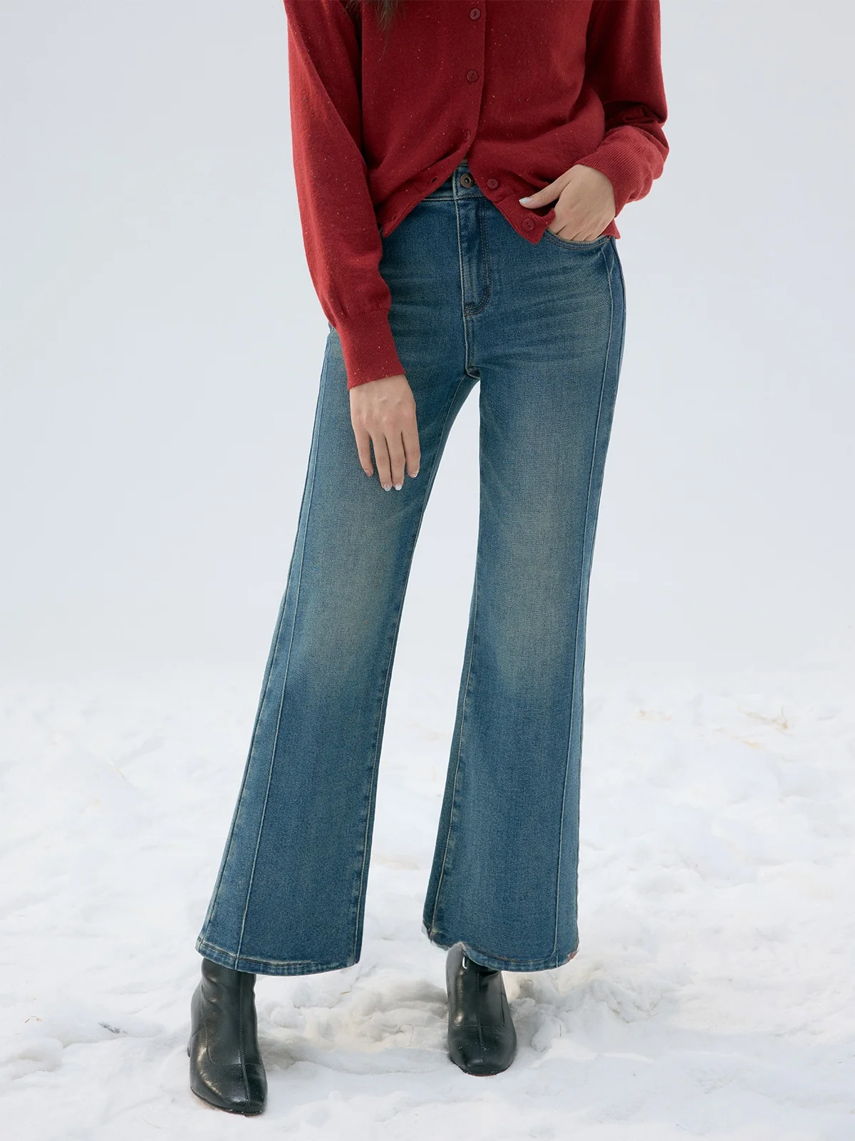 Женские джинсы Miss Squirrel Slim Fit Bell Bot Denim с микро-клешем, цветные, осенняя коллекция
Женские джинсы Miss Squirrel Slim Fit Bell Bot Denim с микро-клешем, цветные, осенняя коллекция