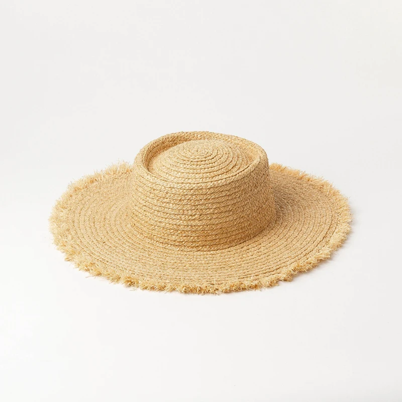 100% Natural Raffia Straw Pork Pie Straw Hat Wide Brim Summer Straw Hat With Rough Brim
100% Natural Raffia Straw Pork Pie Straw Hat Wide Brim Summer Straw Hat With Rough Brim