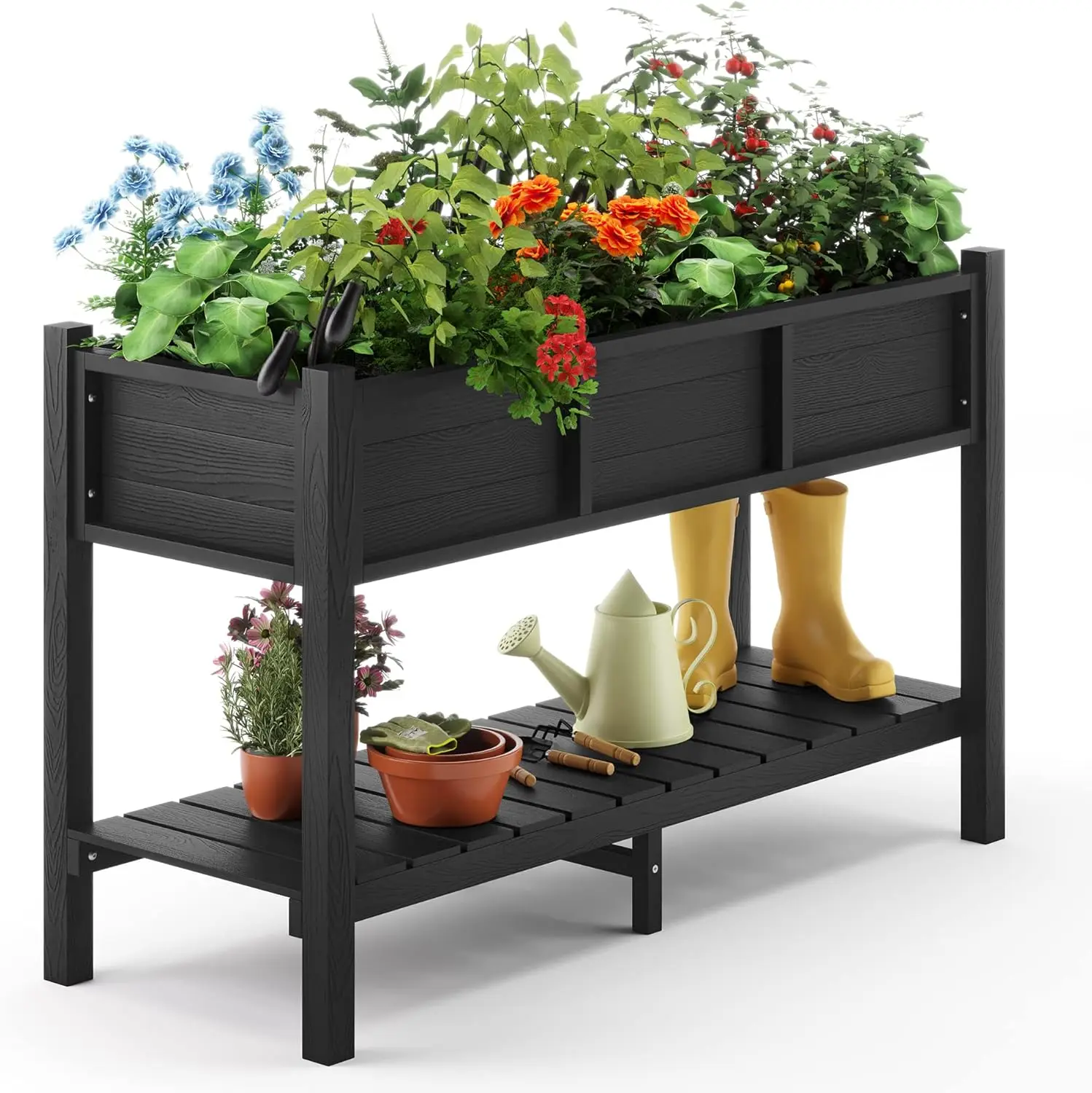Raised Garden Bed Planter Box with Legs for Plants, Vegetables, Herbs
Raised Garden Bed Planter Box with Legs for Plants, Vegetables, Herbs