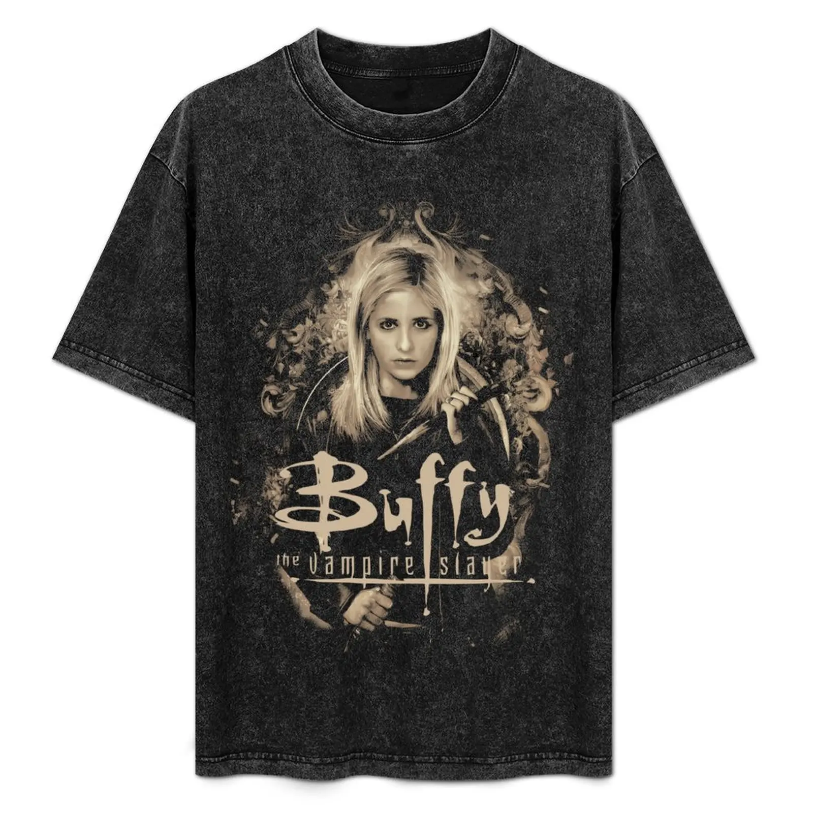 Vintage The Buffy Vampire Slayer T-Shirt Novelty Graphic Tee Shirt
Vintage The Buffy Vampire Slayer T-Shirt Novelty Graphic Tee Shirt
