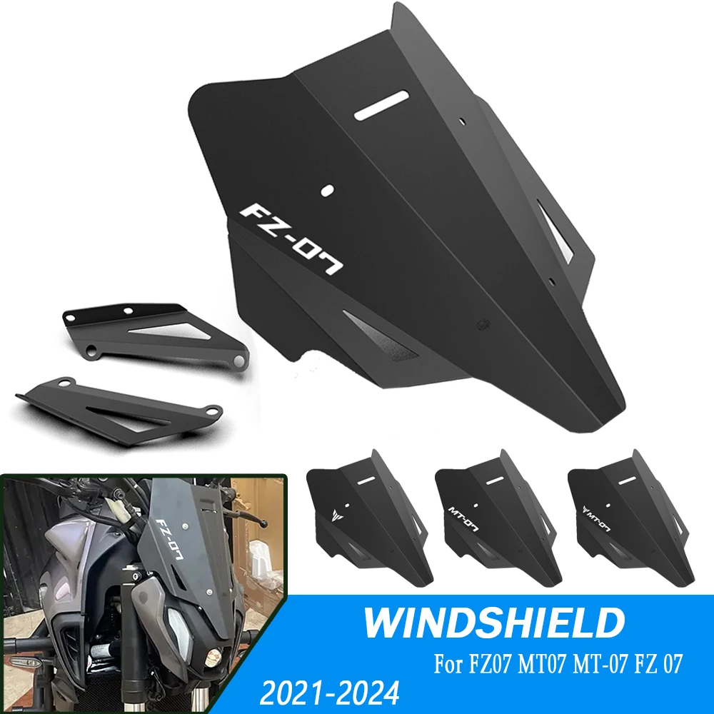 2025 Motorcycle Windshield For YAMAHA FZ07 MT07 FZ-07 MT-07 2021 2022 2023 2024 Wind Screen Windscreen Deflector Fairing Cover
2025 Motorcycle Windshield For YAMAHA FZ07 MT07 FZ-07 MT-07 2021 2022 2023 2024 Wind Screen Windscreen Deflector Fairing Cover