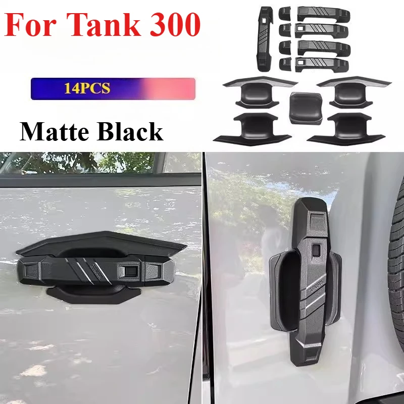 For Great Wall GWM Tank 300 2023 2024 2025 Car Door Handle Cover Bowl Protection Trim Tailgate Handle Cover tailgate wrist
For Great Wall GWM Tank 300 2023 2024 2025 Car Door Handle Cover Bowl Protection Trim Tailgate Handle Cover tailgate wrist
