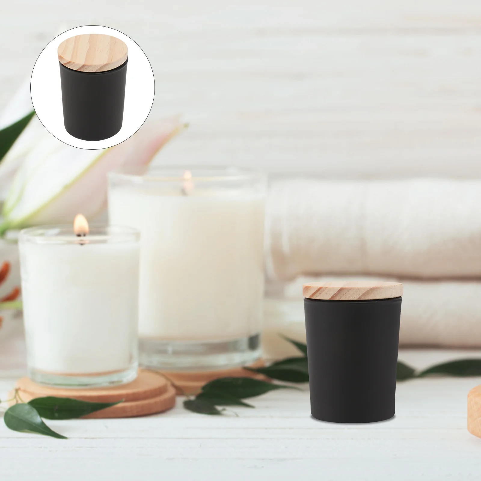 2 PCS Container Cup Food Containers with Lids DIY Storage Jar Black Glass Making Mother
2 PCS Container Cup Food Containers with Lids DIY Storage Jar Black Glass Making Mother