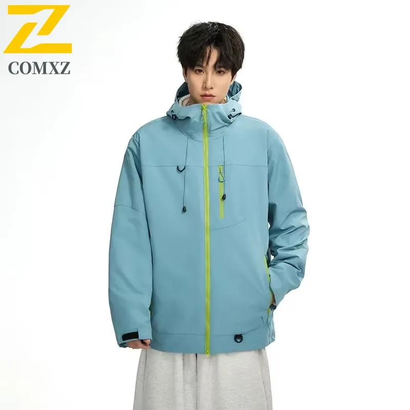 COMXZ Мужская куртка в альпийском стиле, удобная утолщенная теплая парка для катания на лыжах на открытом воздухе, минималистичная морозостойкая зимняя одежда с капюшоном
COMXZ Мужская куртка в альпийском стиле, удобная утолщенная теплая парка для катания на лыжах на открытом воздухе, минималистичная морозостойкая зимняя одежда с капюшоном