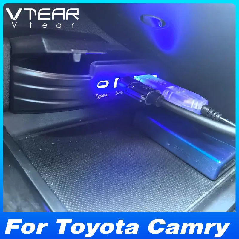 For Toyota Camry 2018-2023 Car USB Type-C Multi Port Fast Charging Hub Docking Station Adapter Interior Products Accessories
For Toyota Camry 2018-2023 Car USB Type-C Multi Port Fast Charging Hub Docking Station Adapter Interior Products Accessories
