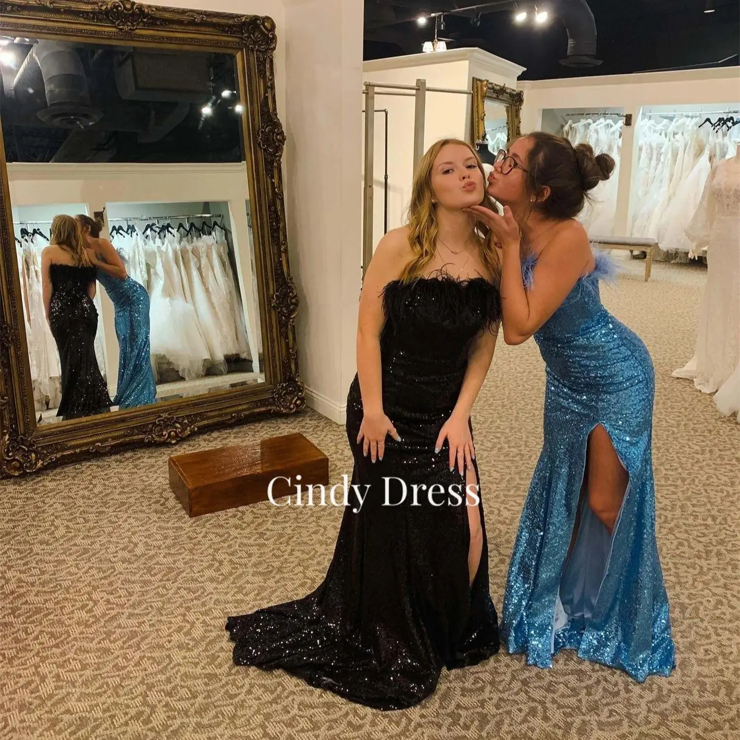 Cindy Feather Blue Sequins Mermaid Elegant Party Dresses 2024 for Wedding Dress Es Evening Gown Prom
Cindy Feather Blue Sequins Mermaid Elegant Party Dresses 2024 for Wedding Dress Es Evening Gown Prom