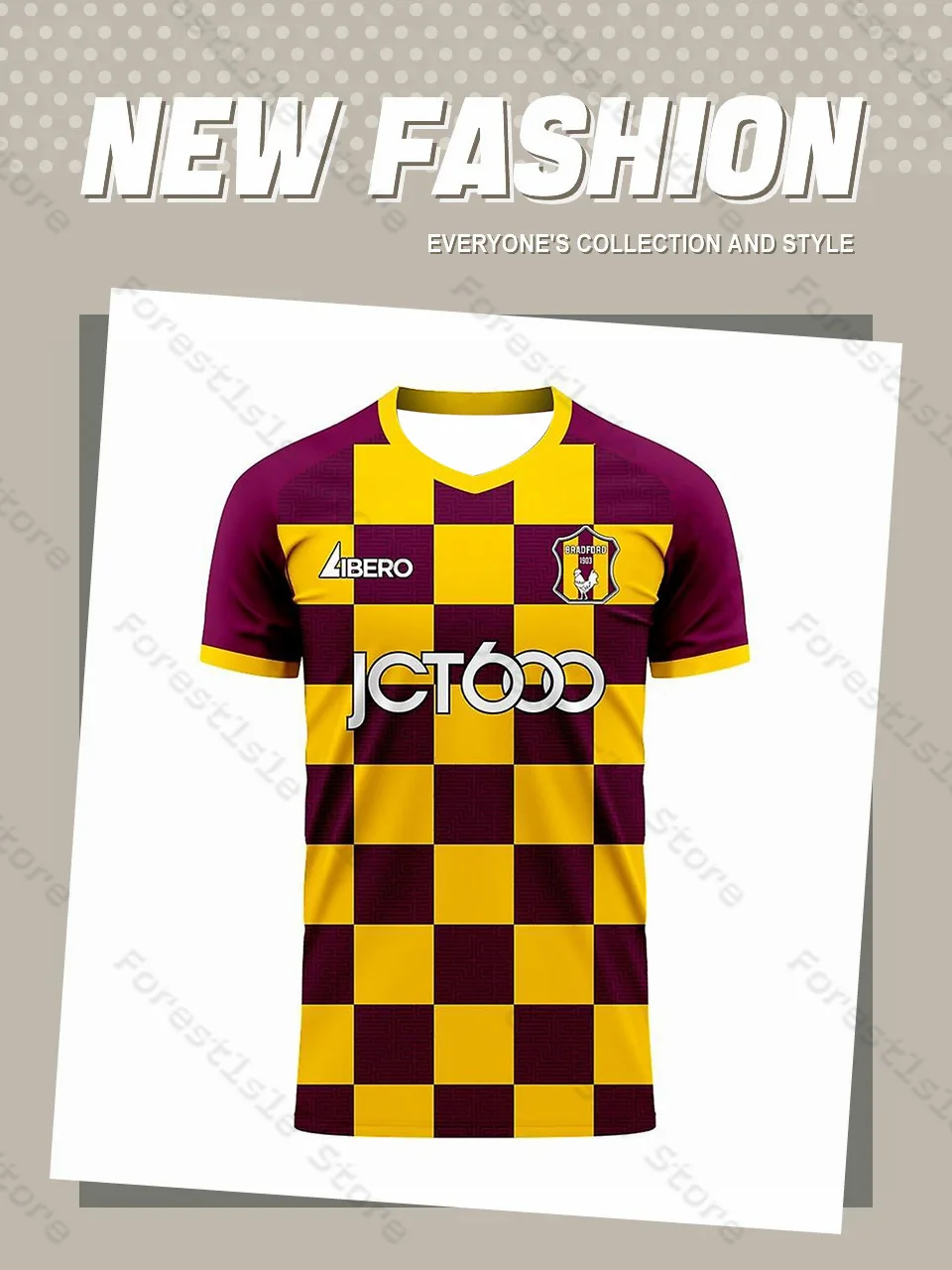 New Bradford Football Jerseys Children Training Clothes T Shirt Street Fashion Short Sleeves Sports Breathable Men Women Tops
New Bradford Football Jerseys Children Training Clothes T Shirt Street Fashion Short Sleeves Sports Breathable Men Women Tops