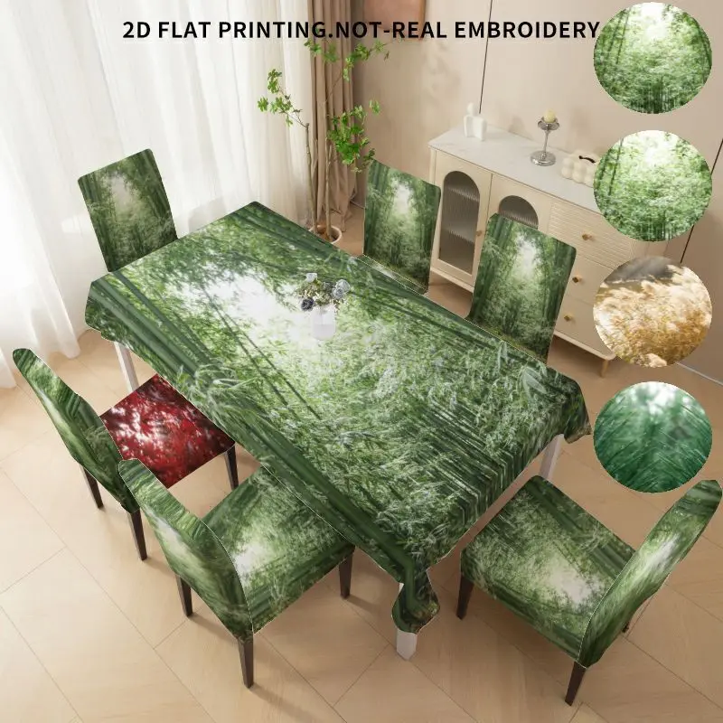 Elastic dining chair cover Bow chair cover Tablecloth, Maple leaf reed plant leaf print 2D flat pattern
Elastic dining chair cover Bow chair cover Tablecloth, Maple leaf reed plant leaf print 2D flat pattern