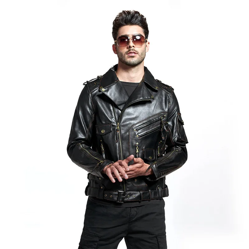 Male Classic Leather Clothing Men PU Casual PU Leather Jacket Men Autumn Spring Leather Coat Motorcycle Biker Slim Fit Outwear
Male Classic Leather Clothing Men PU Casual PU Leather Jacket Men Autumn Spring Leather Coat Motorcycle Biker Slim Fit Outwear