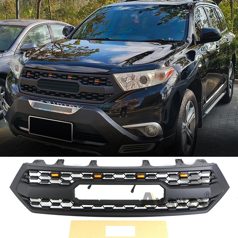 Grill With Led Lights Front Bumper Grille Auto Parts Accessories Decoration Fits For 2012 2013 2014 Toyota Highlander
Grill With Led Lights Front Bumper Grille Auto Parts Accessories Decoration Fits For 2012 2013 2014 Toyota Highlander