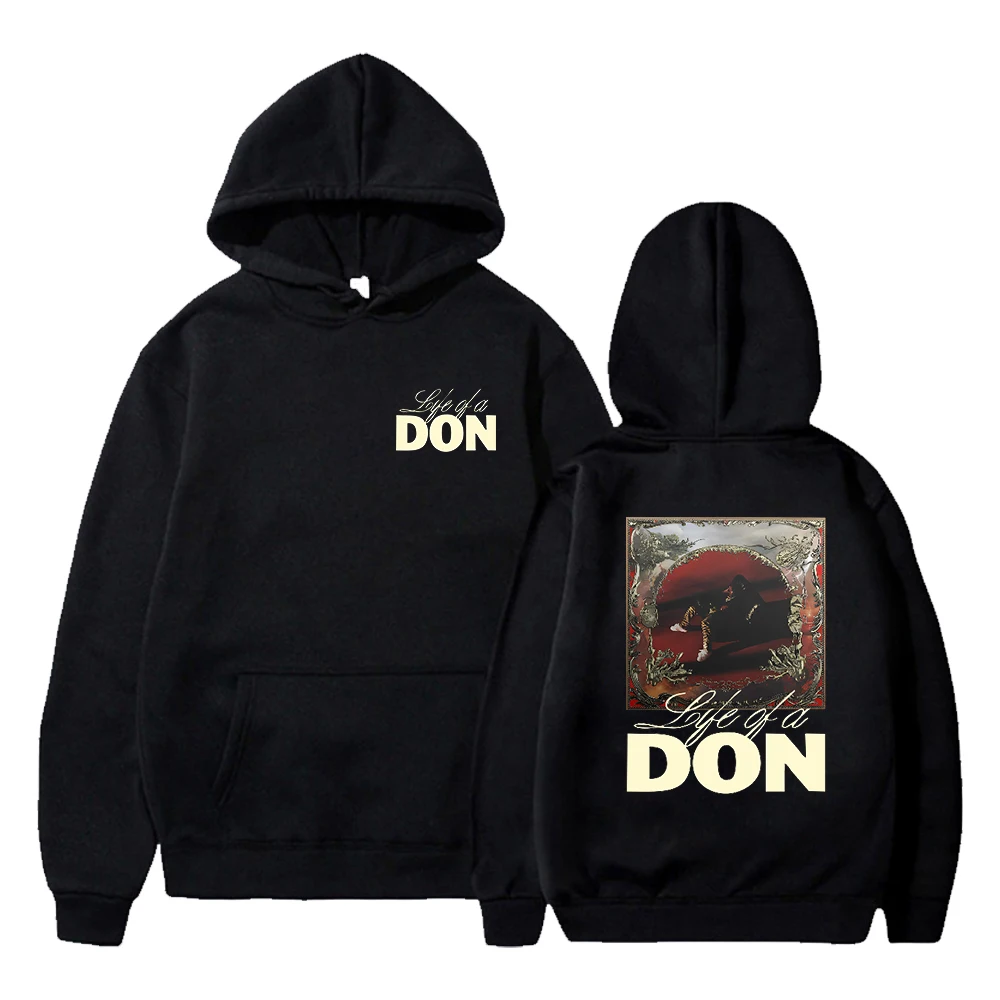 Don Toliver Life of a Don Hoodie Pop Singer Long Sleeve Streetwear Women Men Hooded Sweatshirt World Tour Hip Hop Clothes
Don Toliver Life of a Don Hoodie Pop Singer Long Sleeve Streetwear Women Men Hooded Sweatshirt World Tour Hip Hop Clothes