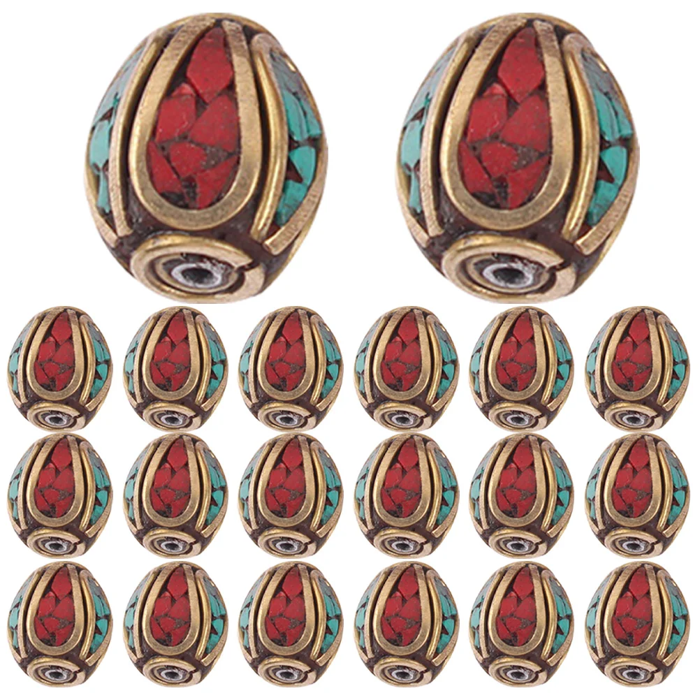 20 Pcs Handmade Buddha Beads Natural Stones India Jellyfish Prayer Metal Jewelry Spacer Nepal Hole DIY Supplies Brass
20 Pcs Handmade Buddha Beads Natural Stones India Jellyfish Prayer Metal Jewelry Spacer Nepal Hole DIY Supplies Brass