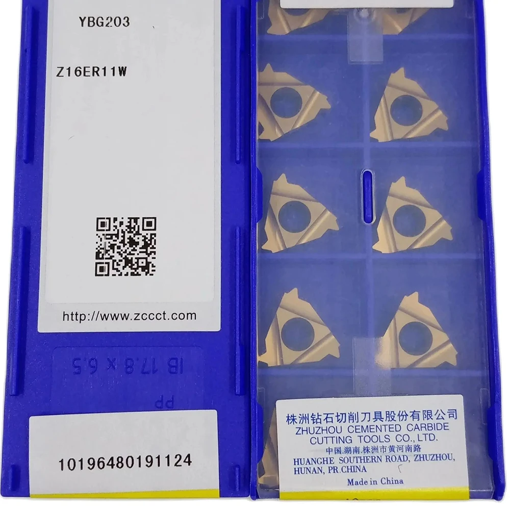 ZCC Z16ER11W YBG203 YBG205 CNC Cemented carbide Turning tools insert for processing steel Z16ER 11W 10PCS/BOX
ZCC Z16ER11W YBG203 YBG205 CNC Cemented carbide Turning tools insert for processing steel Z16ER 11W 10PCS/BOX