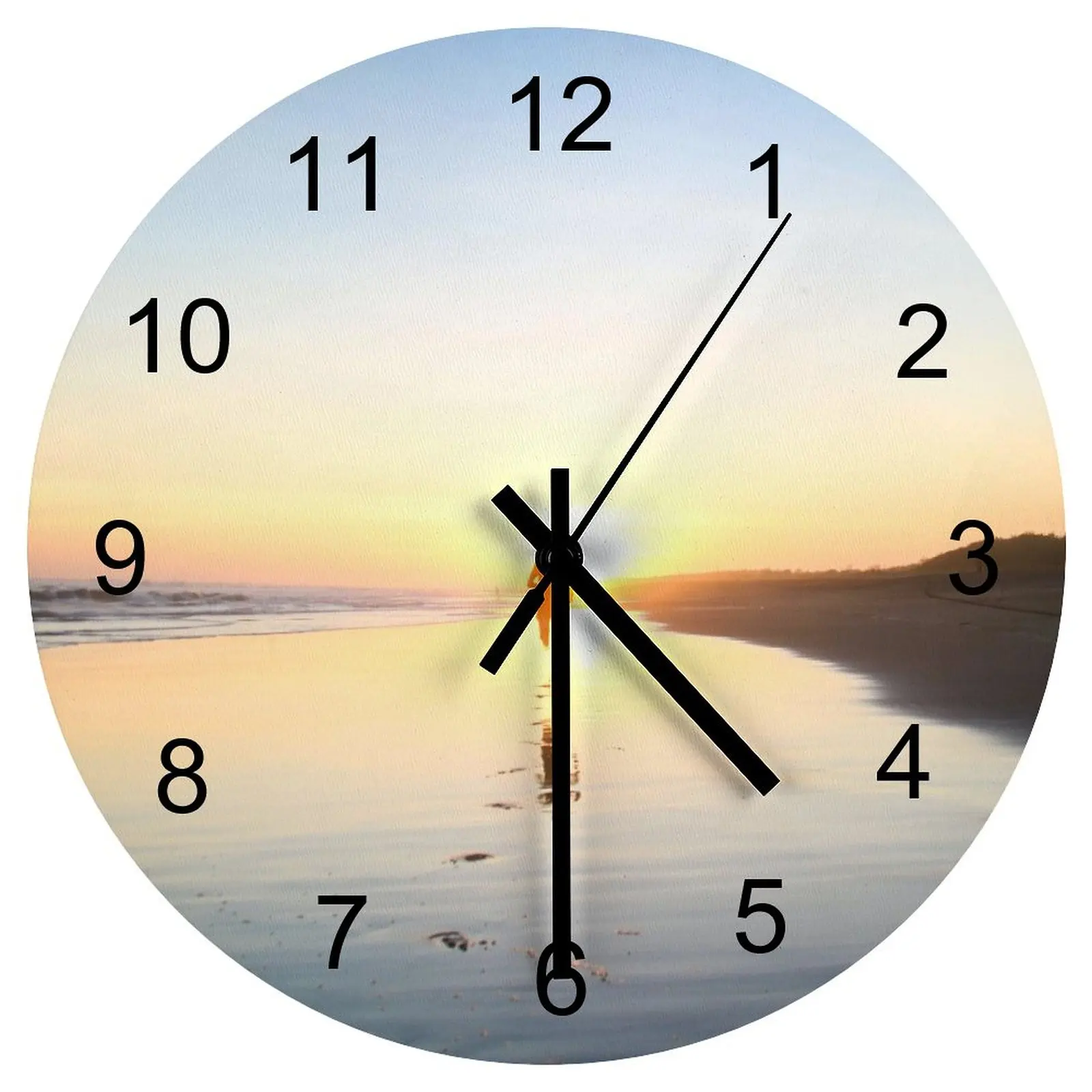 Workshop Wall Clock Natural beach Clocks 12 inch Silent Fashion Round Multicolor 3D Display Retro Home Decor
Workshop Wall Clock Natural beach Clocks 12 inch Silent Fashion Round Multicolor 3D Display Retro Home Decor