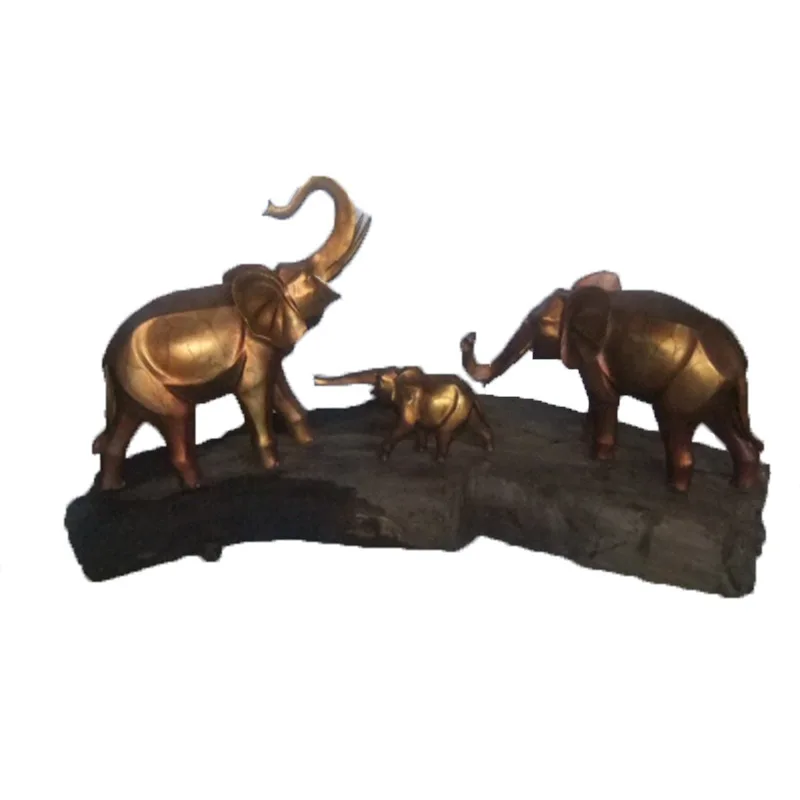 Brass three baby elephants bronze carving ornament new Chinese mother and child elephant tabletop wine cabinet lucky decoration
Brass three baby elephants bronze carving ornament new Chinese mother and child elephant tabletop wine cabinet lucky decoration