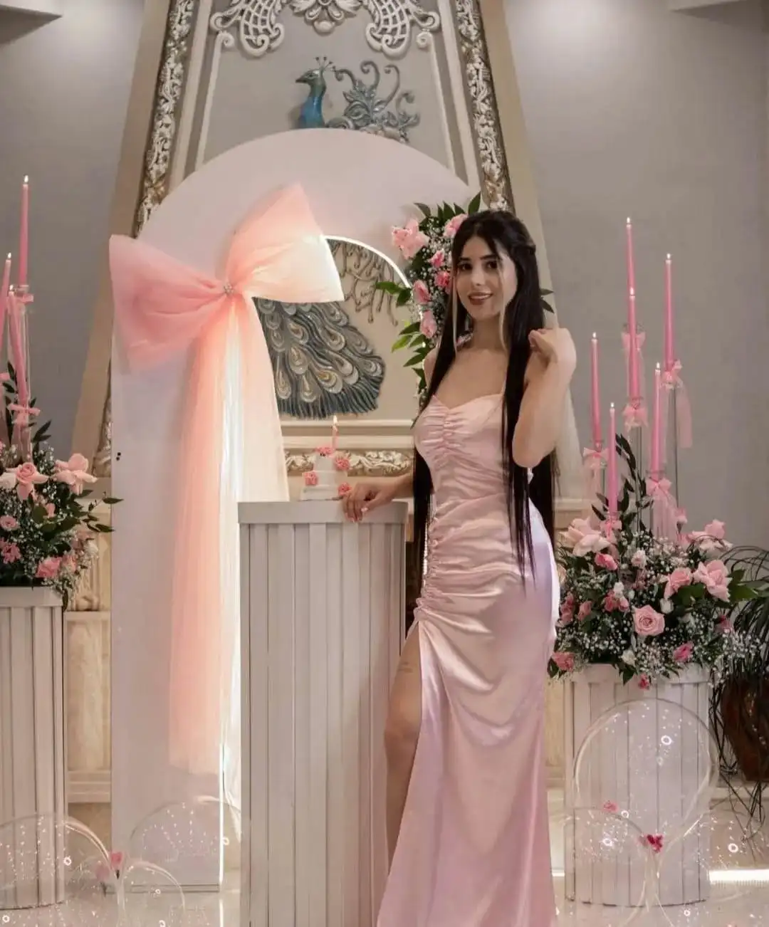 Customized Mermaid Simple Pink Satin Prom Dress Classic Square Collar Sleeveless Homecoming Gowns Luxury Special Occas
Customized Mermaid Simple Pink Satin Prom Dress Classic Square Collar Sleeveless Homecoming Gowns Luxury Special Occas