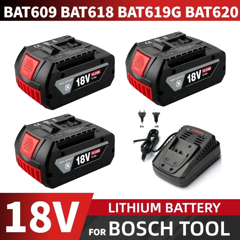 100% Original 18V 8.0/10.0/12.0Ah Rechargeable battery for Bosch 18V Battery Portable Replacement Lithium Battery BAT609 BAT618
100% Original 18V 8.0/10.0/12.0Ah Rechargeable battery for Bosch 18V Battery Portable Replacement Lithium Battery BAT609 BAT618