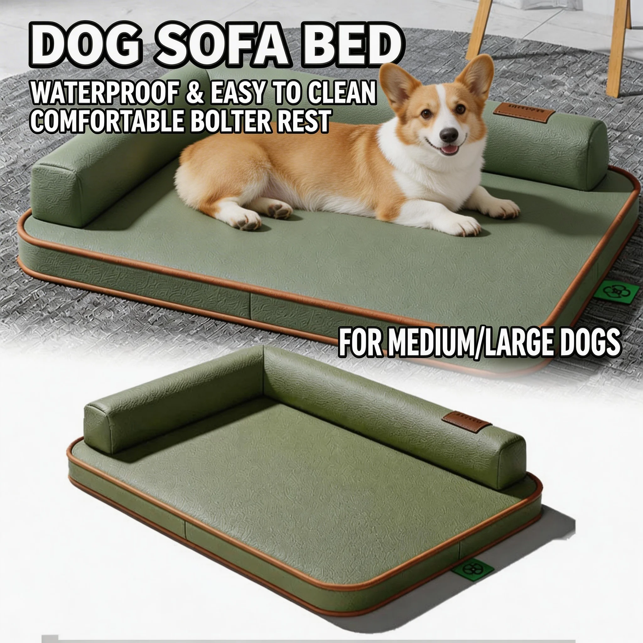 Dog Mat Dog Bed All Seasons Waterproof Tear Resistant Removable Washable For Medium Large Dogs High Resilience Sponge Thickened
Dog Mat Dog Bed All Seasons Waterproof Tear Resistant Removable Washable For Medium Large Dogs High Resilience Sponge Thickened