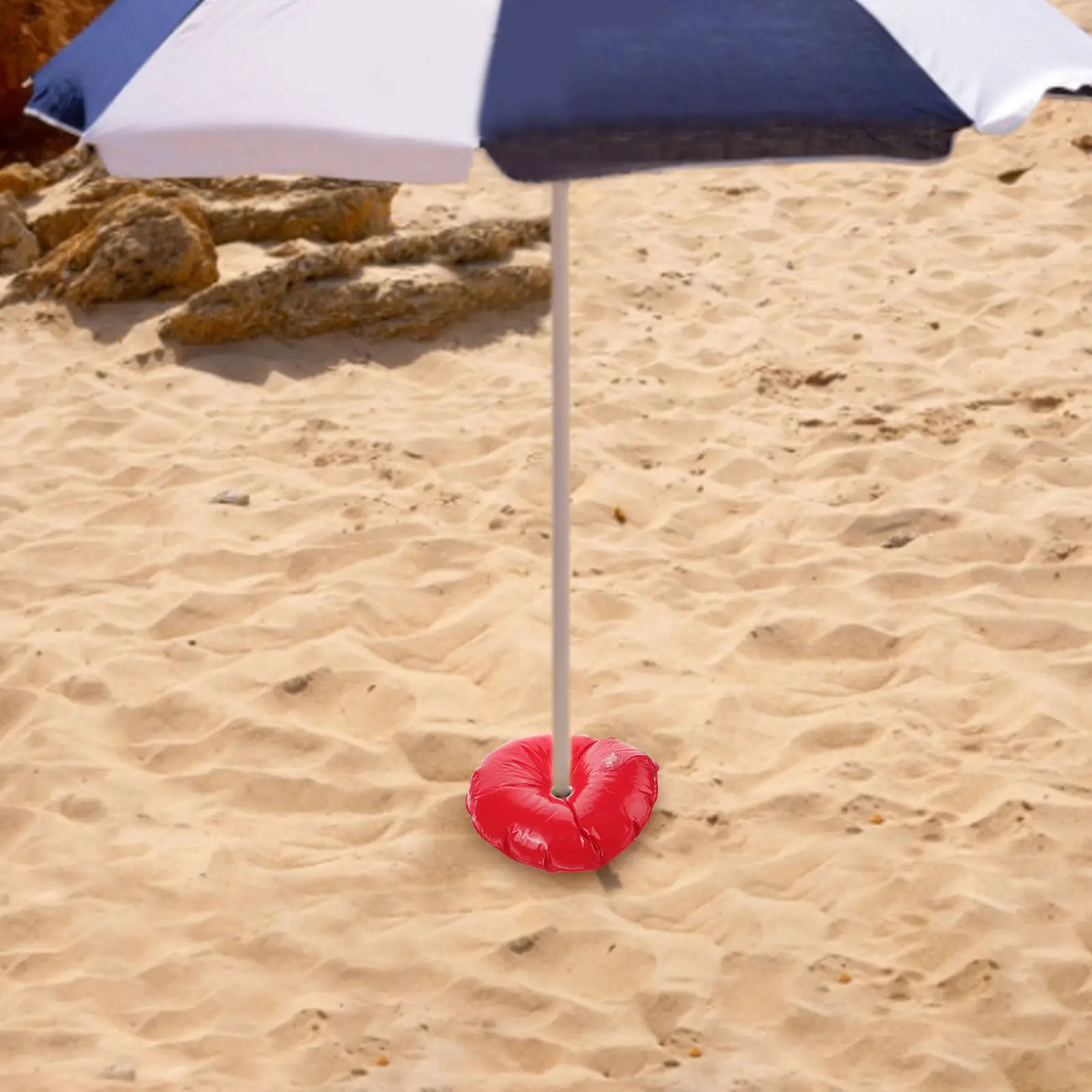 2Pcs Sun Umbrella Base Weight Bag Water Fillable Wind Resistant Beach Flag Stand Heavy Duty Water Injection Pouch for Outdoor
2Pcs Sun Umbrella Base Weight Bag Water Fillable Wind Resistant Beach Flag Stand Heavy Duty Water Injection Pouch for Outdoor