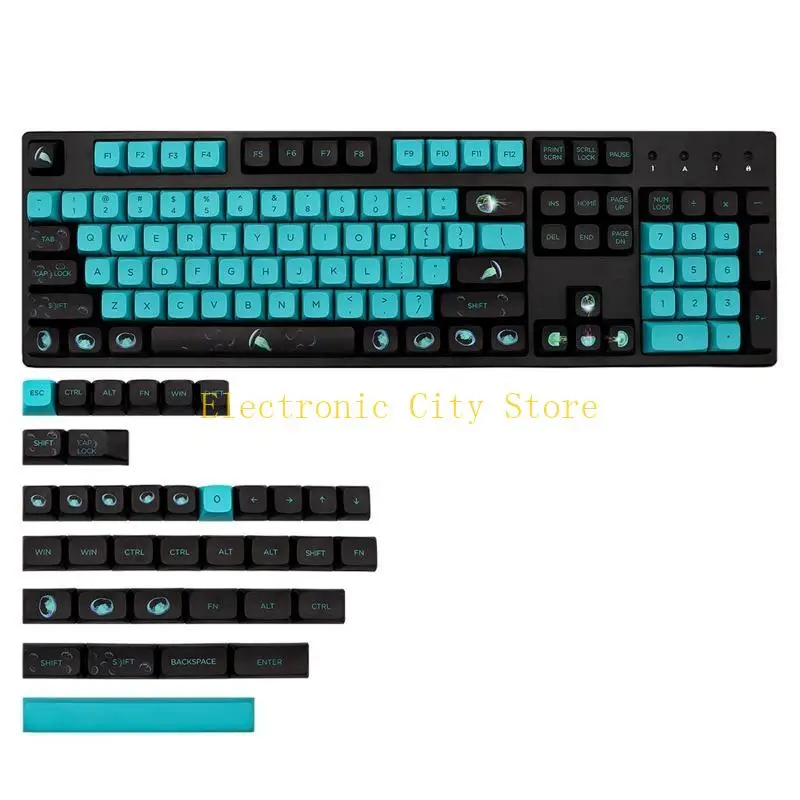 PBT Backlight Keycaps XDA Ladder Layout 141-Key Jelly fish Dye Sub Keycap for Gateron/Cherry/Kailh Mechanical Keyboard HU8D
PBT Backlight Keycaps XDA Ladder Layout 141-Key Jelly fish Dye Sub Keycap for Gateron/Cherry/Kailh Mechanical Keyboard HU8D