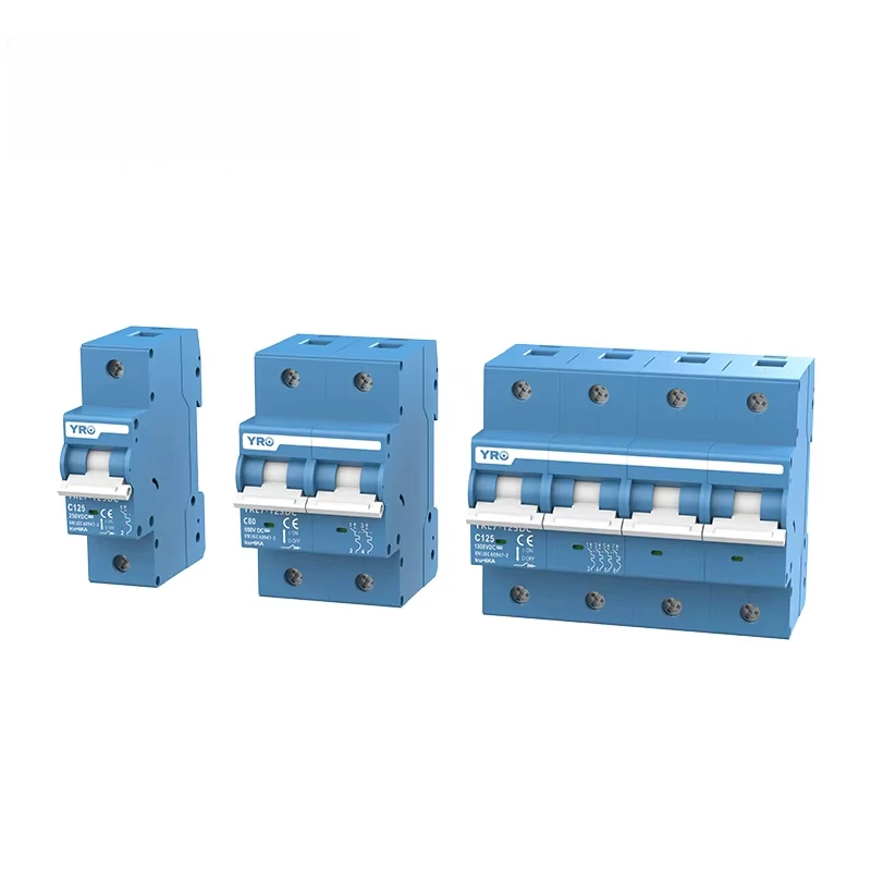 YRO DC Circuit Breaker YRL7-125DC MCB 125A Solar Energy Electric Breaker Safety Device Switch Factory Price
YRO DC Circuit Breaker YRL7-125DC MCB 125A Solar Energy Electric Breaker Safety Device Switch Factory Price