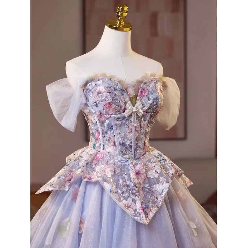 Blue Purple Fluffy Skirt Party Birthday Party Mesh Skirt Short French Dress Performance Dress Princess Dress
Blue Purple Fluffy Skirt Party Birthday Party Mesh Skirt Short French Dress Performance Dress Princess Dress