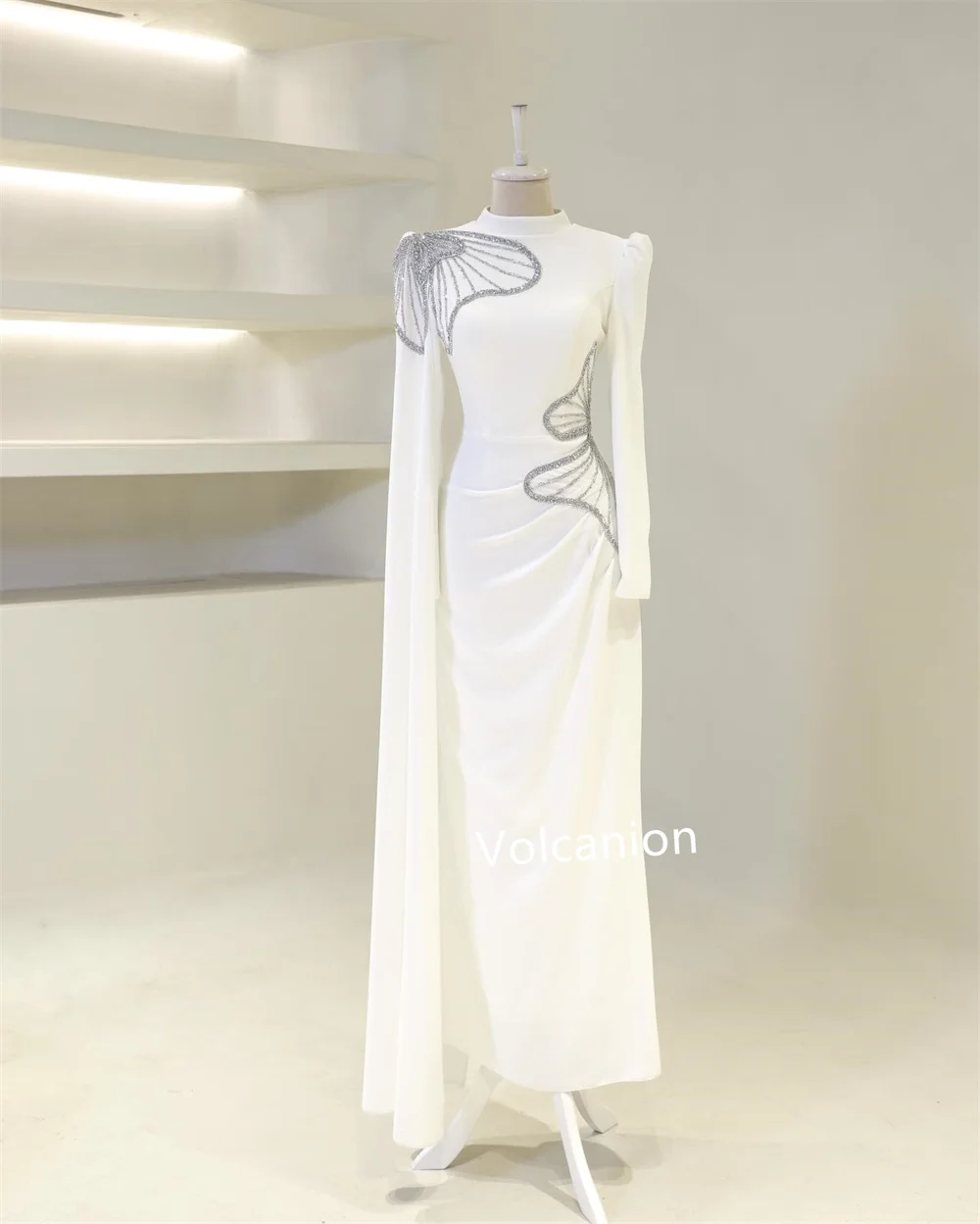 Customized Chiffon Pattern Sequined Sheath High Collar Midi Dresses Bespoke Occasion Prom Party Elegant High Quality
Customized Chiffon Pattern Sequined Sheath High Collar Midi Dresses Bespoke Occasion Prom Party Elegant High Quality