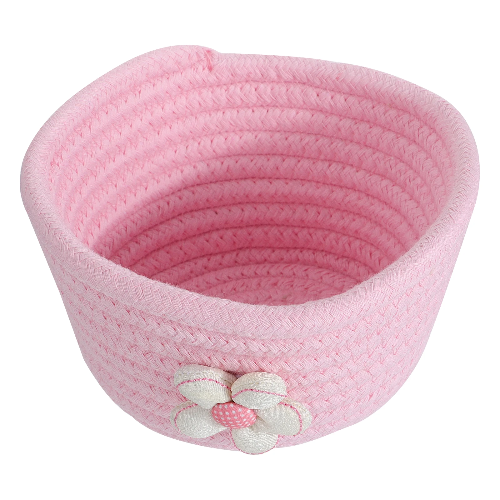 Desktop Storage Basket Small Woven Organizer Cotton Thread Home Office Tidy Container For Keys Wallet Portable Round Basket 
Desktop Storage Basket Small Woven Organizer Cotton Thread Home Office Tidy Container For Keys Wallet Portable Round Basket
