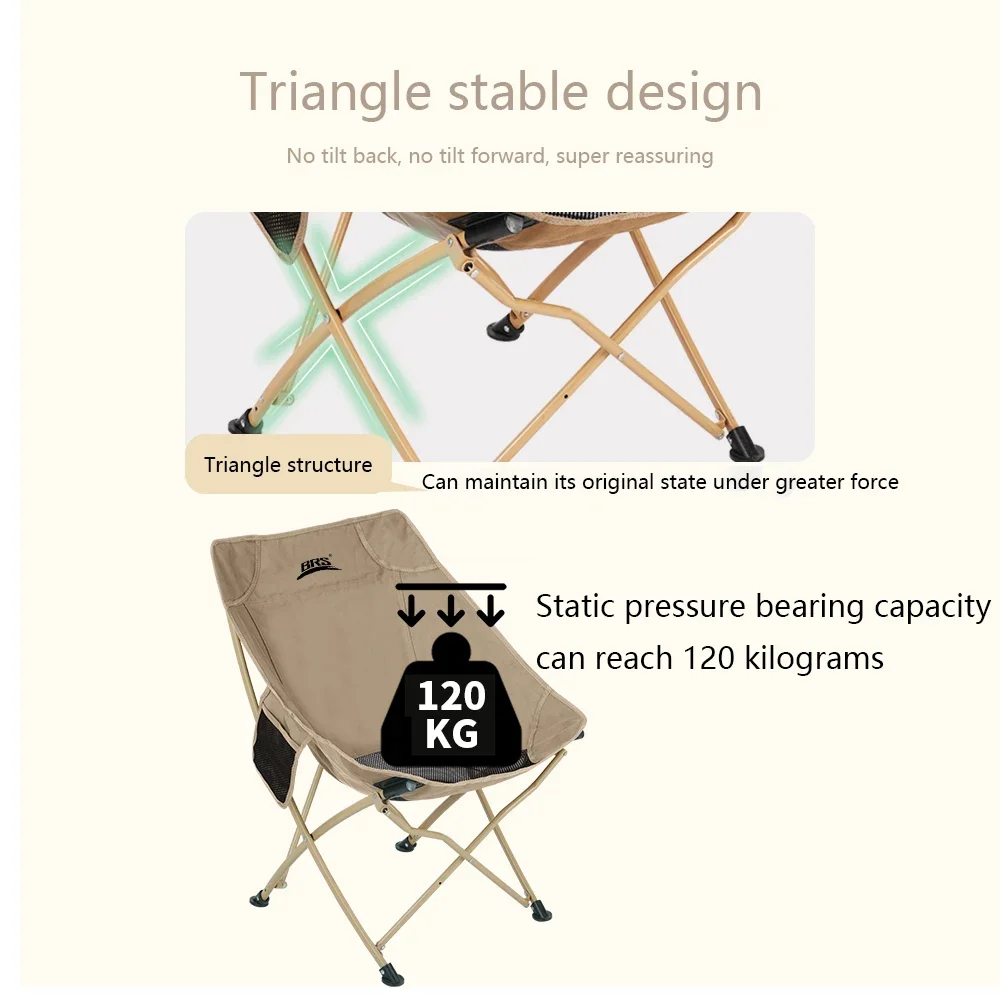 BRS-Y03 Folding Camping Chair with Headrest Lightweight Tourist Chairs Aluminum Alloy Fishing Chair2026
BRS-Y03 Folding Camping Chair with Headrest Lightweight Tourist Chairs Aluminum Alloy Fishing Chair2026