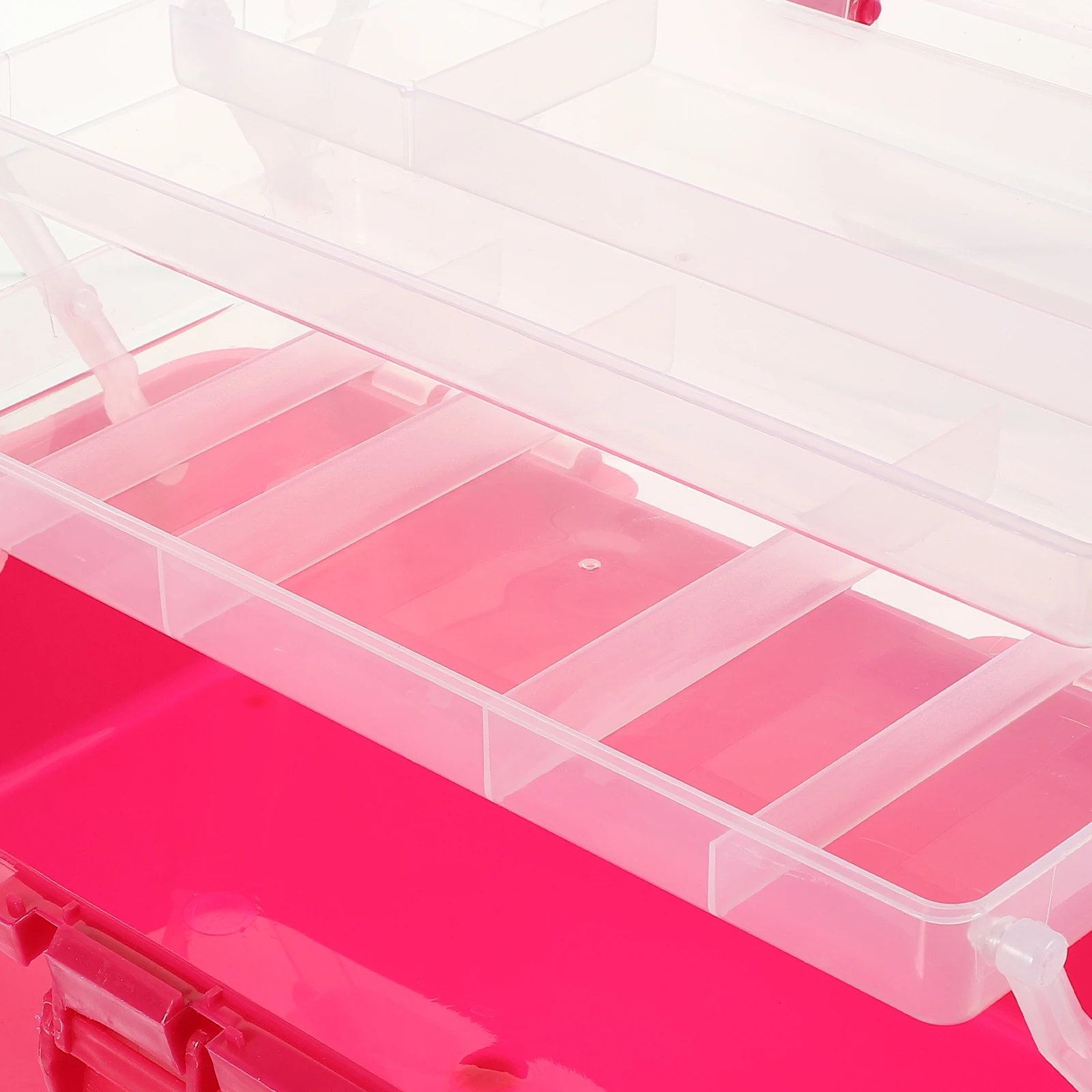 Plastic Tool Box Storage Organizer for Nail Art Tools Portable Handle Box Makeup Brush Storage Safe Durable Practical 
Plastic Tool Box Storage Organizer for Nail Art Tools Portable Handle Box Makeup Brush Storage Safe Durable Practical