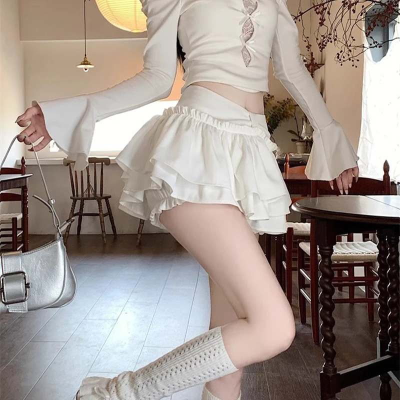 Белая пышная юбка макси для женщин, новинка ранней весны 2026 года, в балетном стиле, с высокой талией, уникальный дизайн, А-силуэт, многоярусная короткая юбка
Белая пышная юбка макси для женщин, новинка ранней весны 2026 года, в балетном стиле, с высокой талией, уникальный дизайн, А-силуэт, многоярусная короткая юбка
