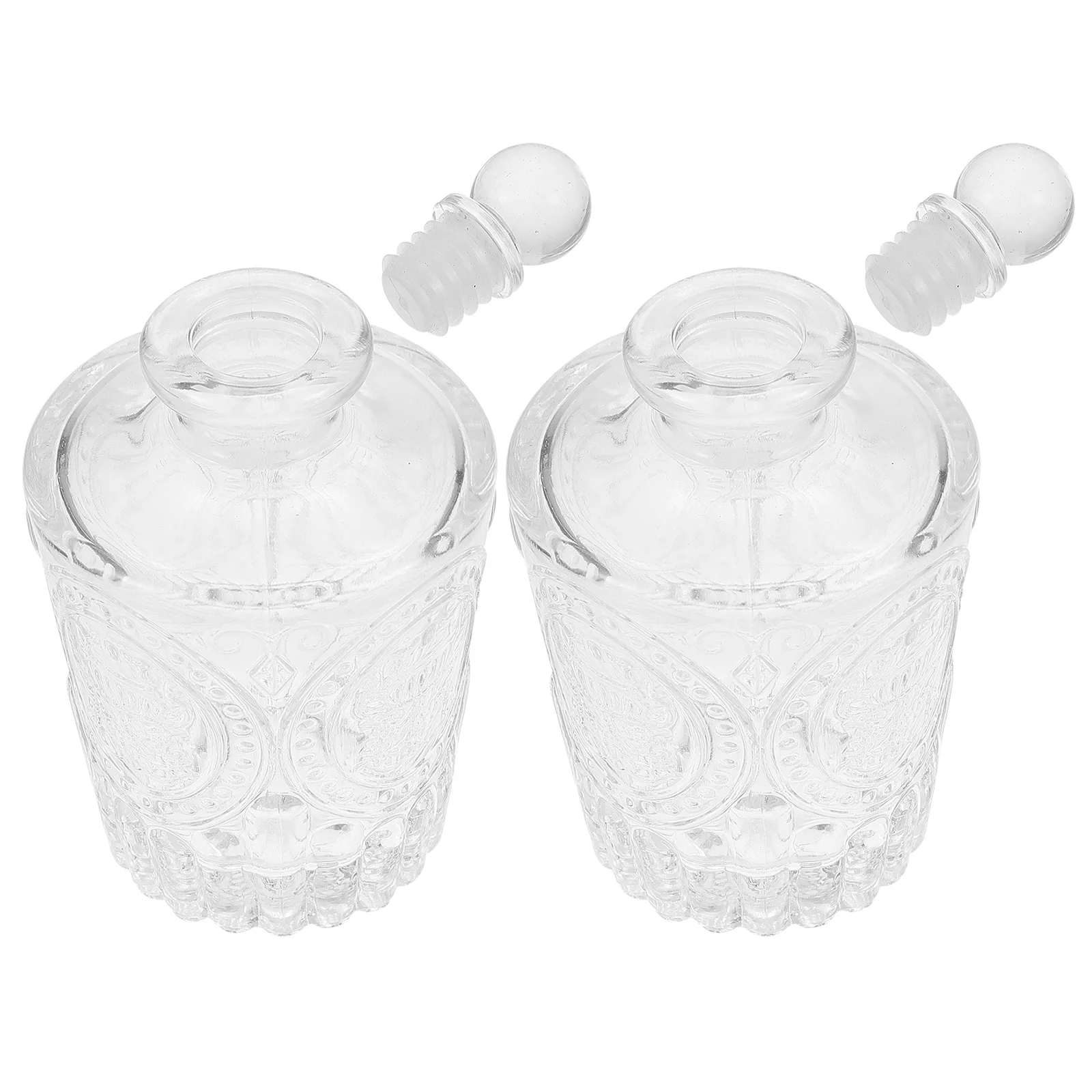2Pcs Aroma Bottles Carved Glass Essential Oil Bottles Home Aromatherapy Storage Refillable Perfume Diffuser Bottle
2Pcs Aroma Bottles Carved Glass Essential Oil Bottles Home Aromatherapy Storage Refillable Perfume Diffuser Bottle