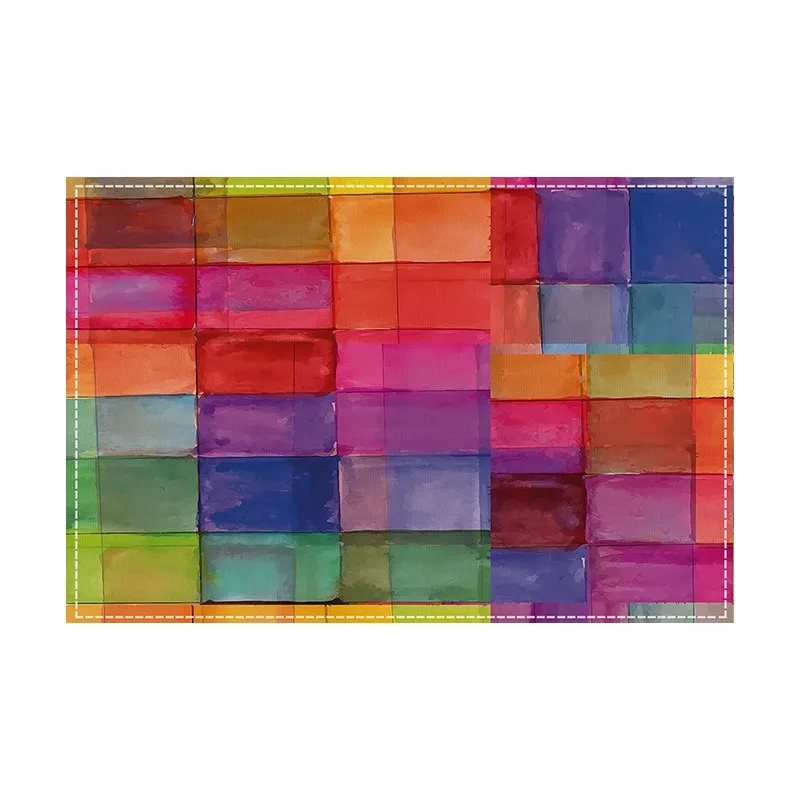4/6/8pc Abstract Rainbow Placemats Set Watercolor Geometric Plaid Table Mats Washable Linen Modern Kitchen Heat Resistant
4/6/8pc Abstract Rainbow Placemats Set Watercolor Geometric Plaid Table Mats Washable Linen Modern Kitchen Heat Resistant