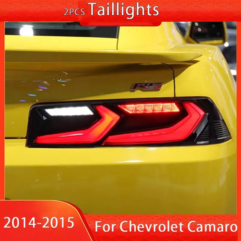 Автомобильная задняя фара для Chevrolet Camaro светодиодный Tail 2014 2015, задний противотуманный тормоз, сигнал поворота, автомобильные аксессуары
Автомобильная задняя фара для Chevrolet Camaro светодиодный Tail 2014 2015, задний противотуманный тормоз, сигнал поворота, автомобильные аксессуары