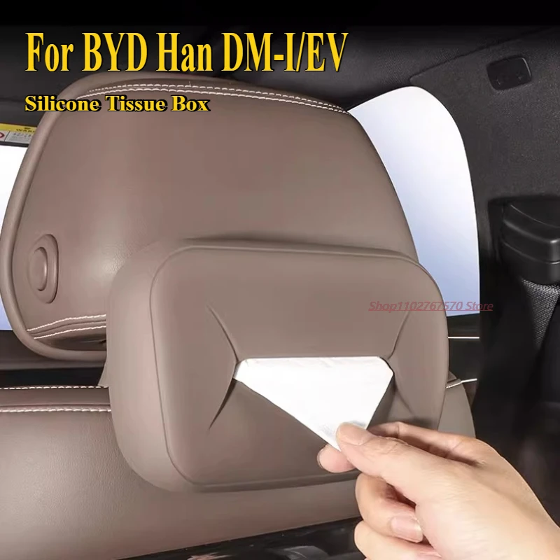 For BYD Han DM-I/EV Original Car Same Color Silicone Tissue Box Bag Cover Hanging Type Car Interior Modification Accessories
For BYD Han DM-I/EV Original Car Same Color Silicone Tissue Box Bag Cover Hanging Type Car Interior Modification Accessories