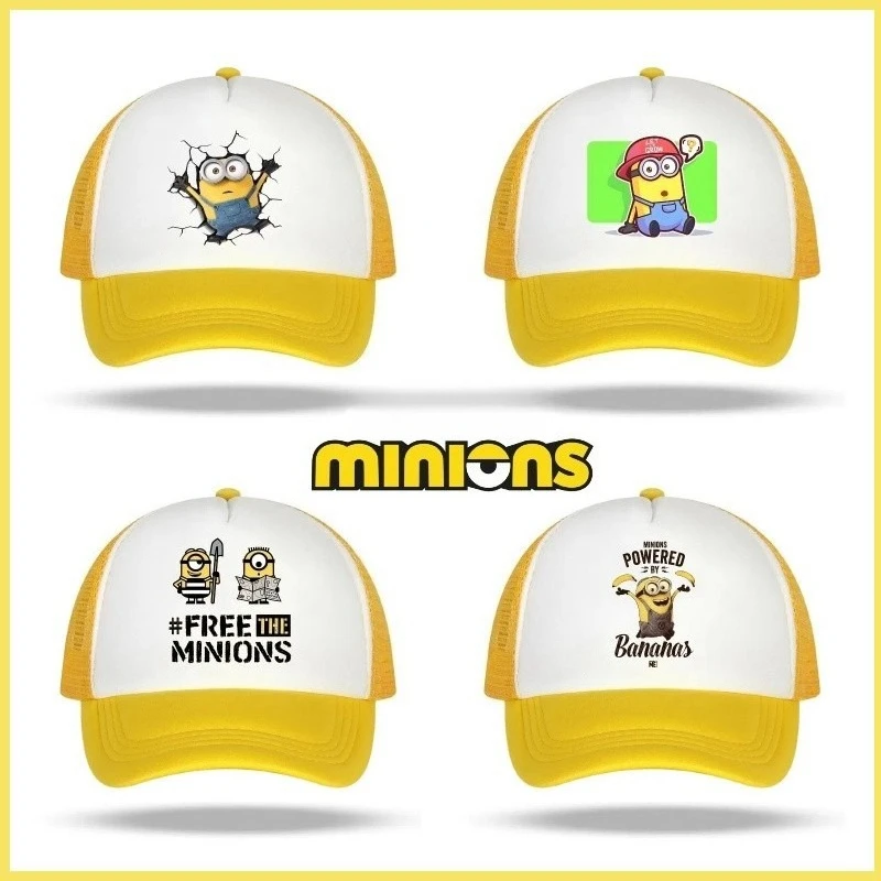 Hot New Cute Minions Baseball Cap Movie Cartoon Casual Peaked Mesh Hat Anime Game Boy Girl Man Sport Sunshade Adjustable Hat
Hot New Cute Minions Baseball Cap Movie Cartoon Casual Peaked Mesh Hat Anime Game Boy Girl Man Sport Sunshade Adjustable Hat