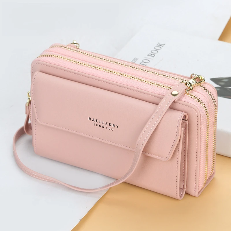 Women's Long Wallet Korean Style Double Zipper Large Capacity Crossbody Bag Fashion Phone Purse
Women's Long Wallet Korean Style Double Zipper Large Capacity Crossbody Bag Fashion Phone Purse