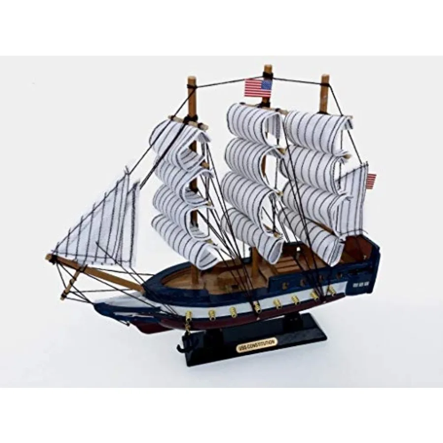Wooden USS Constitution Scale Model Ship 10" Brown
Wooden USS Constitution Scale Model Ship 10" Brown