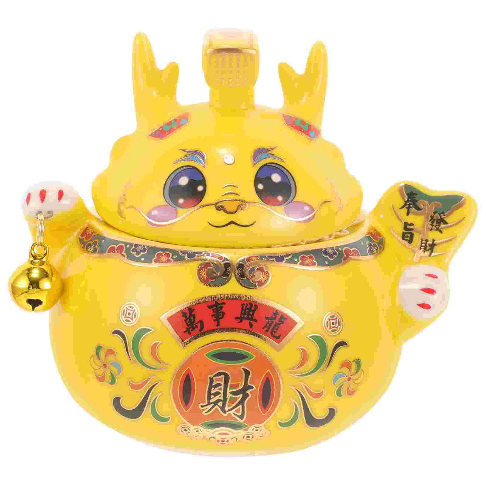 Year of The Dragon Ceramic Ornaments Coffee Jar Kitchen Storage Jars Cereals Ceramics Tea Containers Airtight Sugar
Year of The Dragon Ceramic Ornaments Coffee Jar Kitchen Storage Jars Cereals Ceramics Tea Containers Airtight Sugar