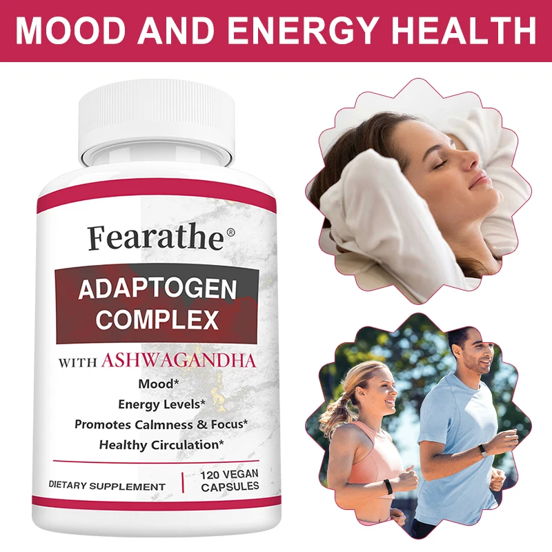 Ashwagandha Extract Capsules, Adaptogen Supplement, Support Stress Relief, Mood Balance, Sleep Quality, Energy & Immune Wellness
Ashwagandha Extract Capsules, Adaptogen Supplement, Support Stress Relief, Mood Balance, Sleep Quality, Energy & Immune Wellness