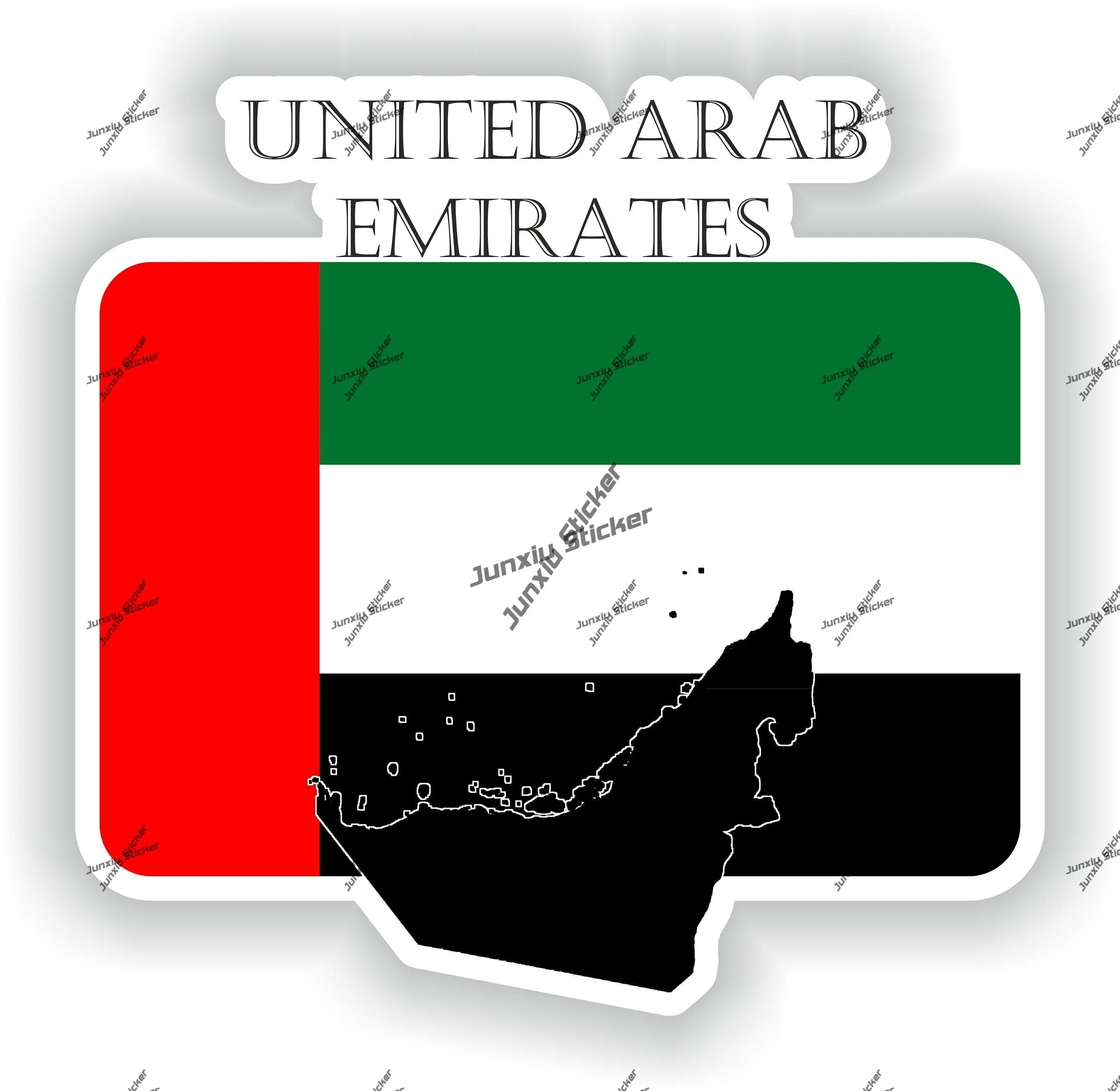 United Arab Emirates Sticker Coat of Arms of United Arab Emirates Flag with Graphical Outline Emblem Scratch-Proof Decal for Car
United Arab Emirates Sticker Coat of Arms of United Arab Emirates Flag with Graphical Outline Emblem Scratch-Proof Decal for Car