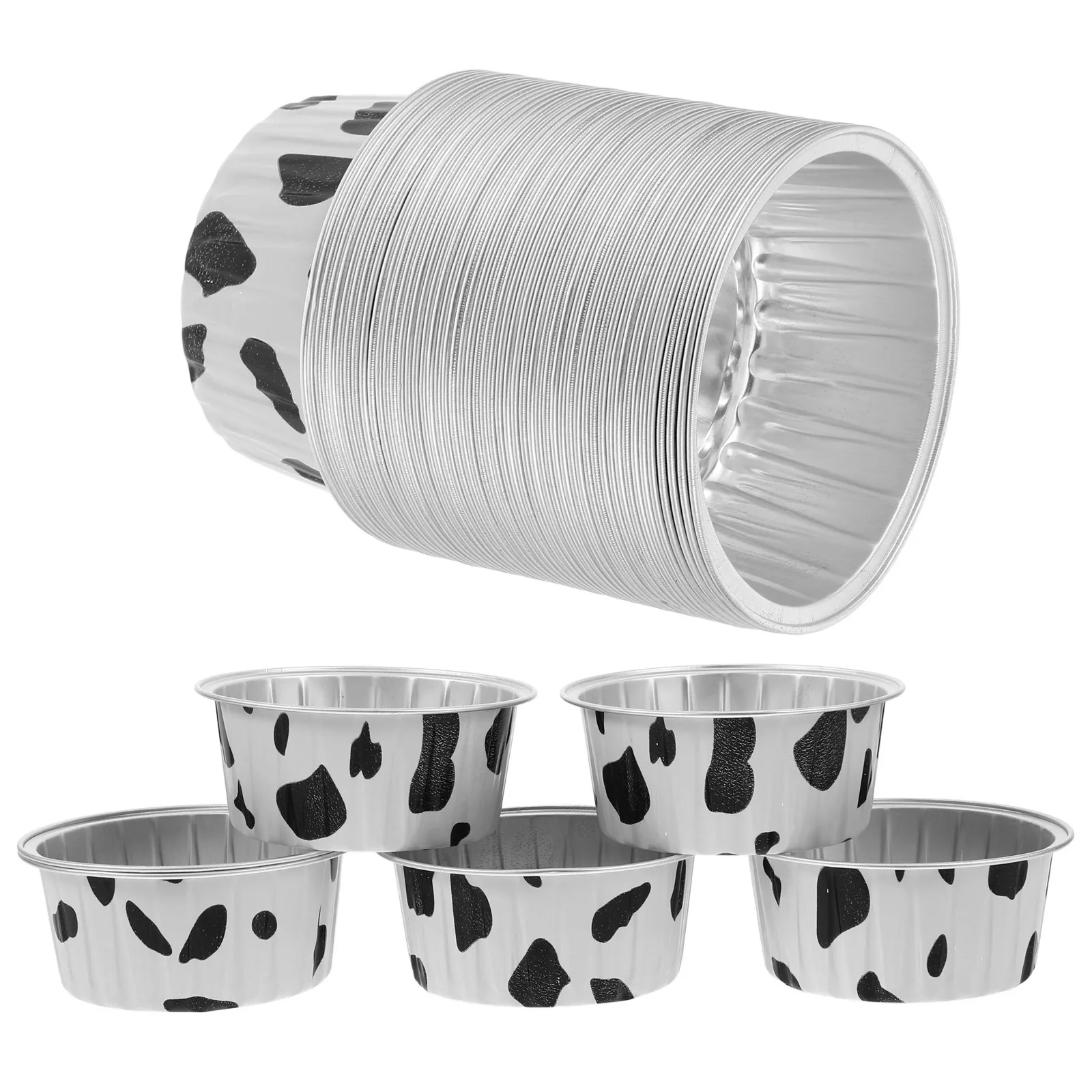 50Pcs Aluminum Foil Baking Cups Small Tart Molds Reusable Pudding Mold for Cupcakes Muffins Cake Baking Supplies Oven Safe
50Pcs Aluminum Foil Baking Cups Small Tart Molds Reusable Pudding Mold for Cupcakes Muffins Cake Baking Supplies Oven Safe